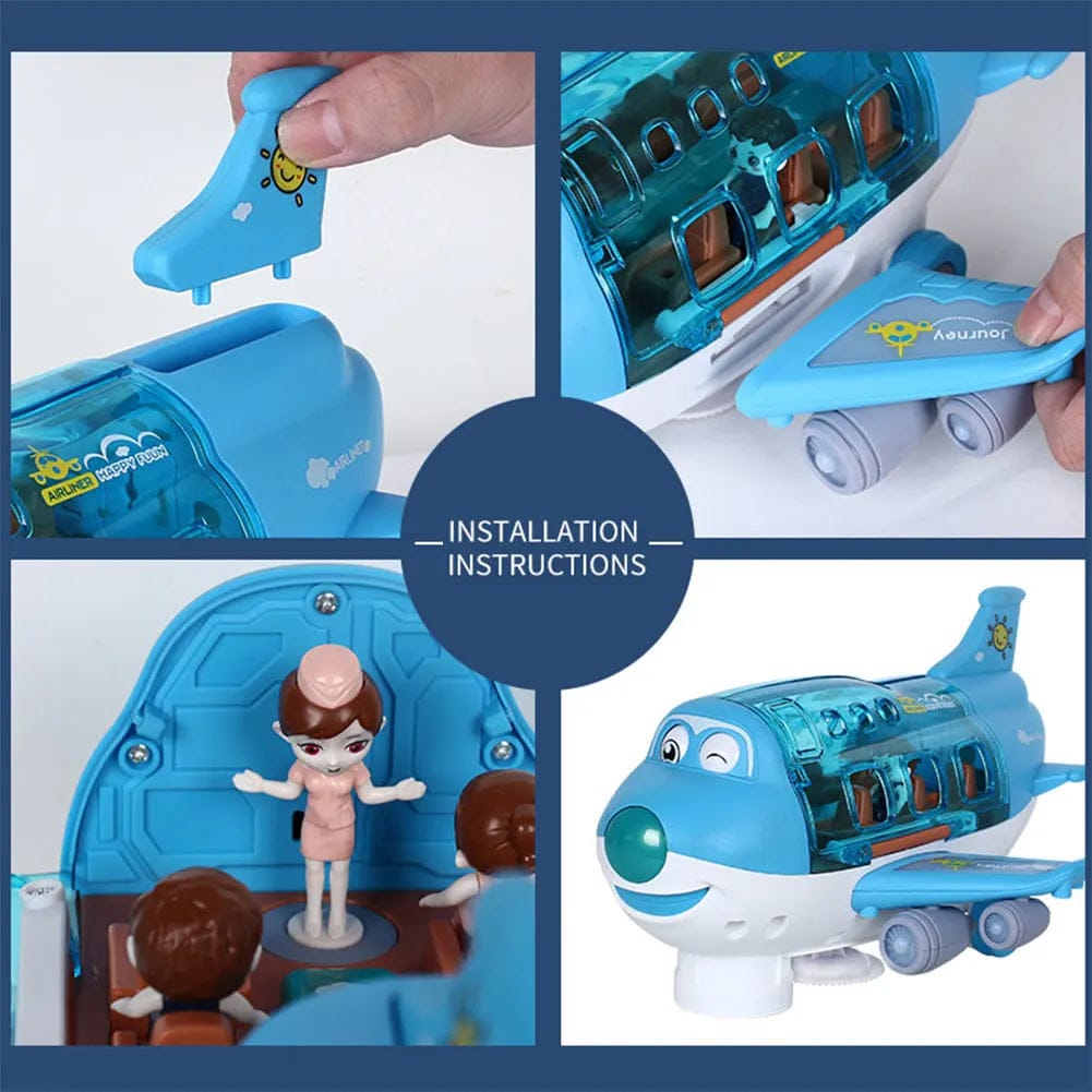 Musical Dancing Electric Airplane Toy for kids