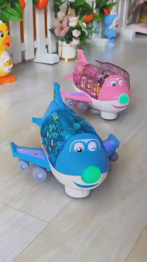 Musical Dancing Electric Airplane Toy for kids