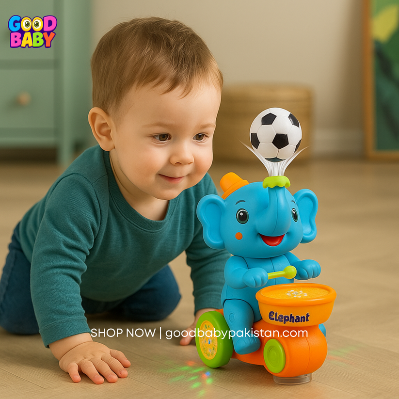 Musical Walking Elephant Toy for Kids