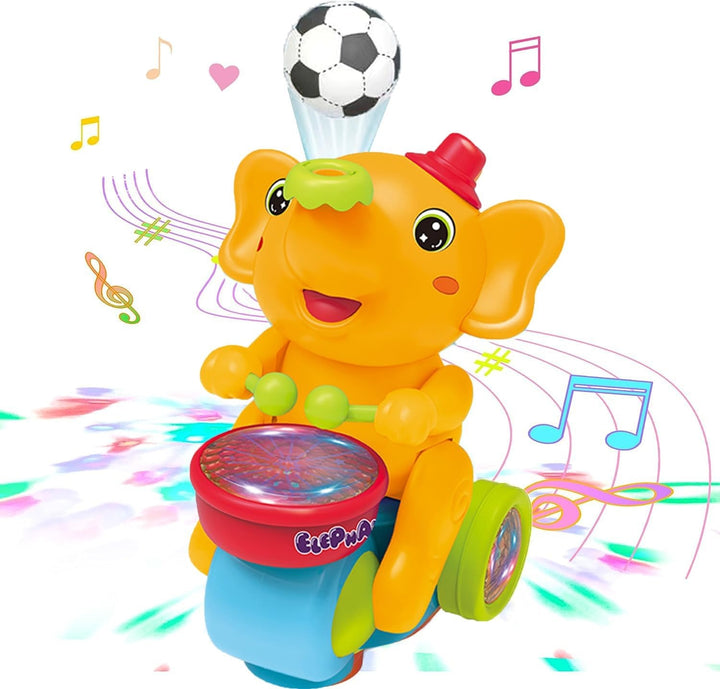 Musical Walking Elephant Toy for Kids